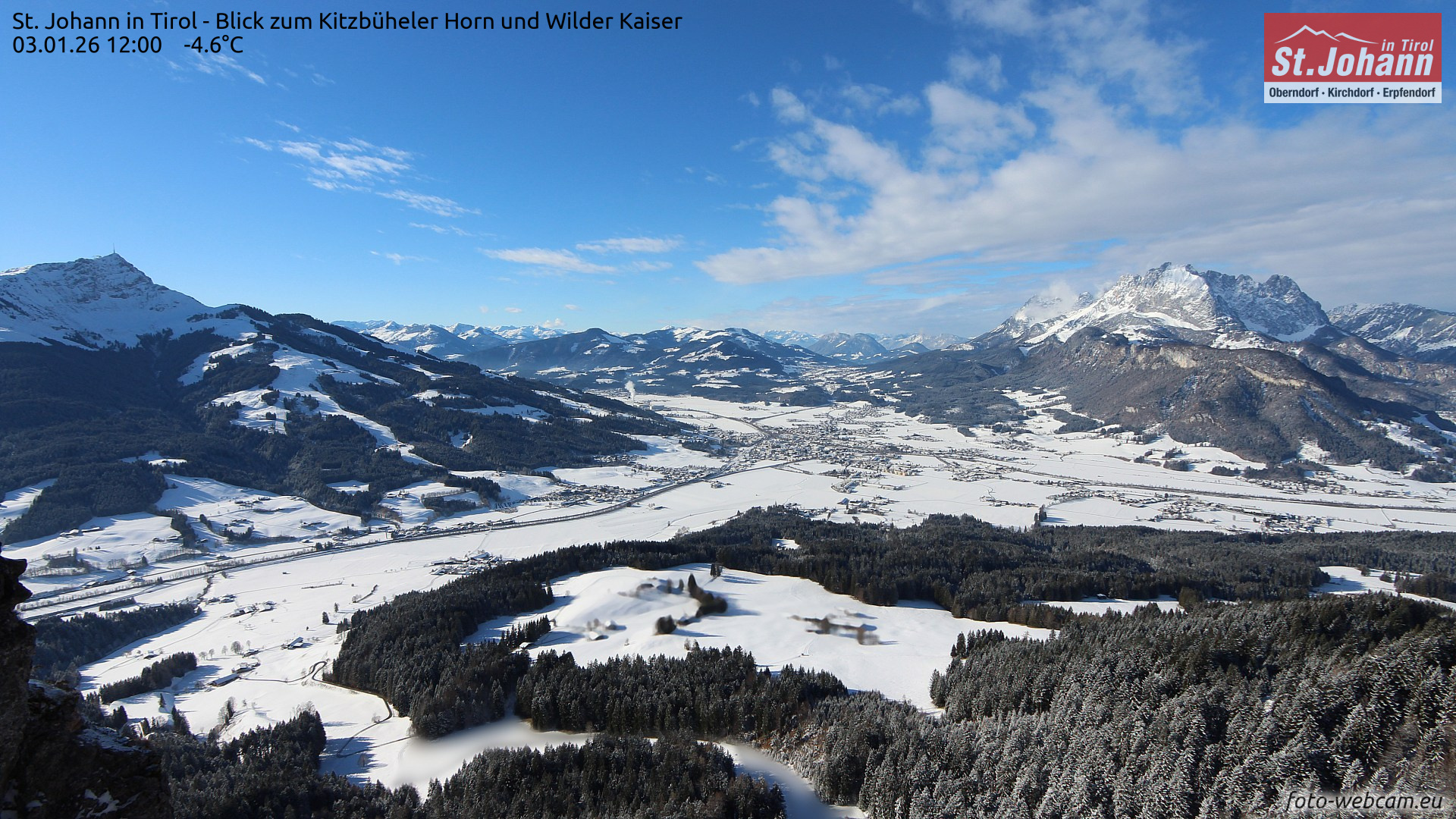 Sankt Johann in Tirol - 3 januari 2026.